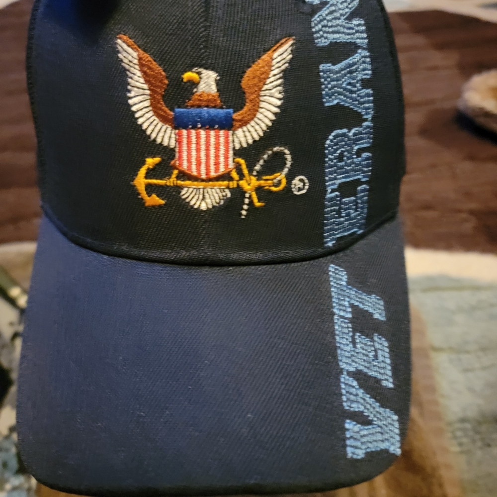 New United States Navy veteran adjustable baseball cap